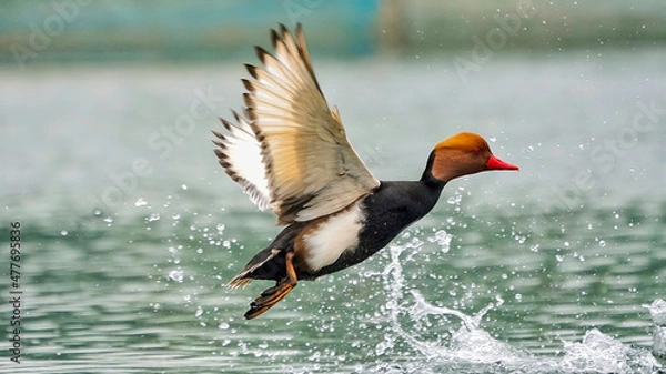 Obraz Red-crested pochard