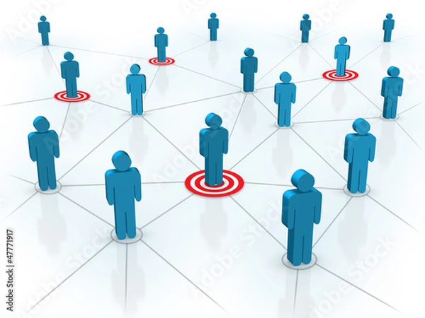 Fototapeta Target Your Customers