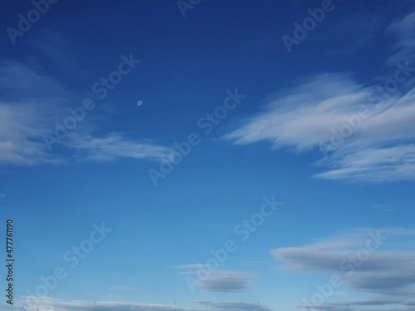 Obraz blue sky with clouds