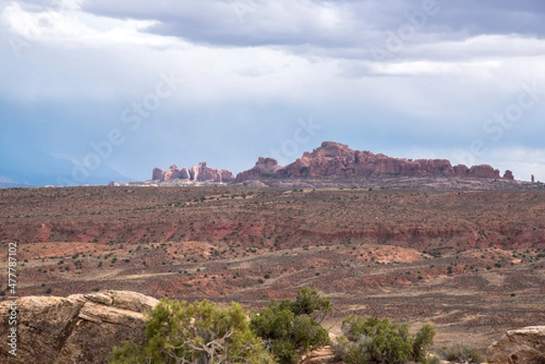 Obraz Mountains in the distance