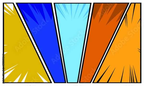 Fototapeta Comic Abstract Background Design Vector