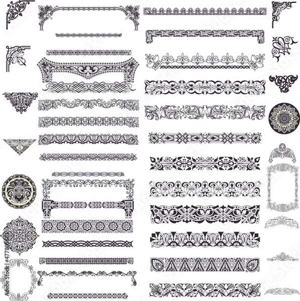 Obraz Big Pack of Decorative Elements 02