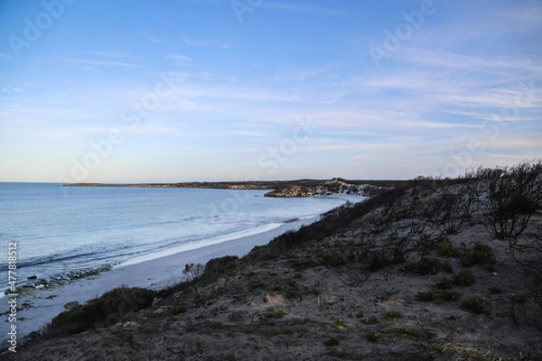 Fototapeta beach at sunset