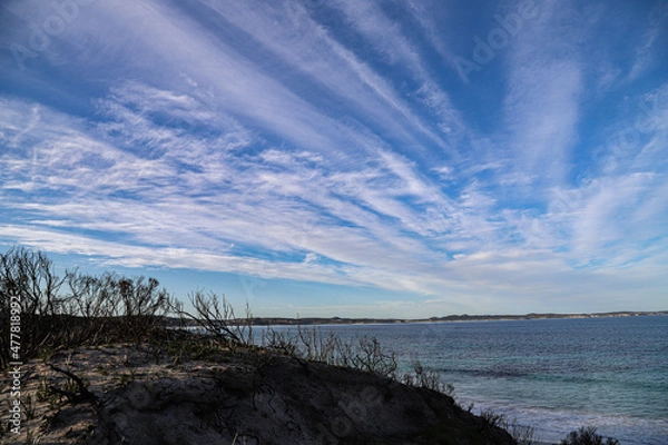 Obraz clouds over the lake