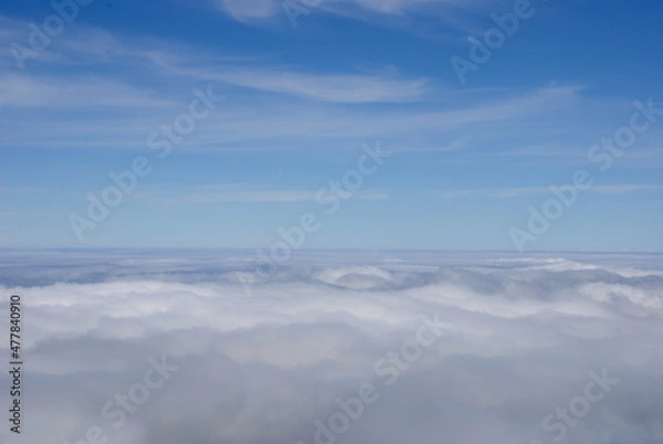 Obraz Madeira at the atlantic ozean, view over the clouds, on the way to pico do arieiro (c)WOB