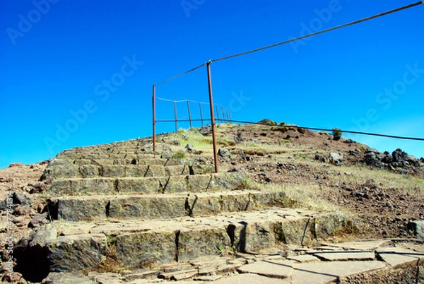 Obraz Madeira at the atlantic ocean, stairway to heaven, pico do arieiro, Portugal (c)WOB