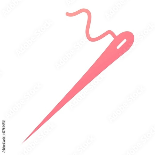 Fototapeta Vector Needles Glyph Gradient Icon Design