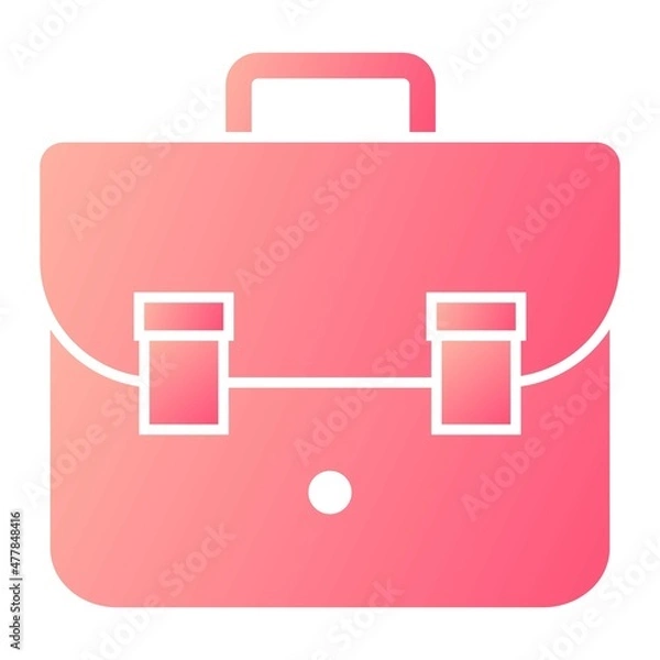 Obraz Vector Breifcase Glyph Gradient Icon Design