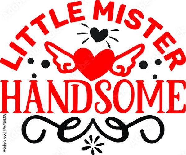 Obraz LITTLE MISTER HANDSOME SVG DESIGN VECTOR FILE