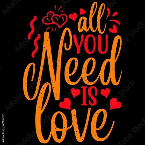 Obraz ALL YOU  NEED IS LOVE 