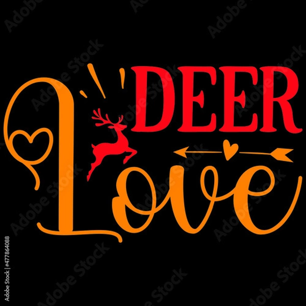 Obraz DEER LOVE SVG DESIGN VECTOR FILE