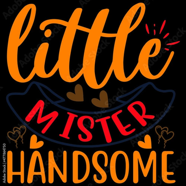 Obraz LITTLE MISTER HANDSOME SVG DESIGN VECTOR FILE