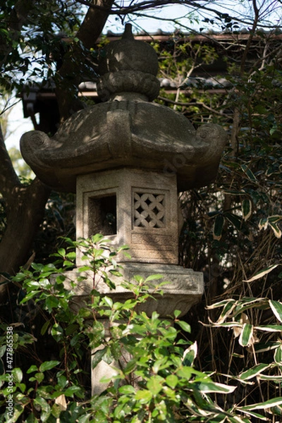 Obraz japanese stone lantern
