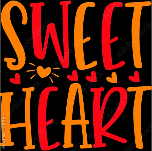 Obraz SWEET HEART SVG VECTOR FILE