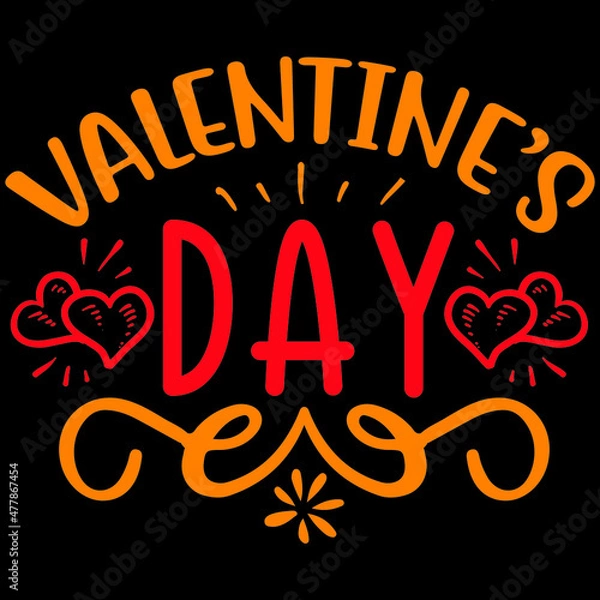 Obraz VALENTINE’S DAY SVG DESIGN VECTOR FILE
