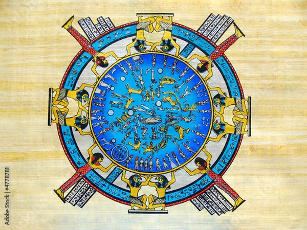 Obraz kalendarz egipski