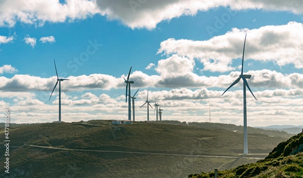 Fototapeta wind turbines