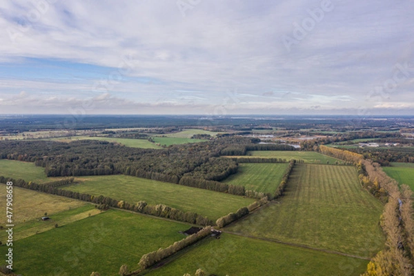 Obraz Brandenburger Landschaft, Luftbild