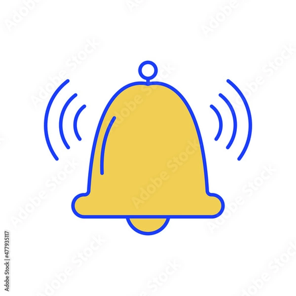 Obraz Notification ring Vector icon which is suitable for commercial work and easily modify or edit it

