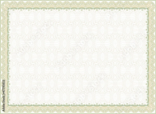 Fototapeta certificate, diploma for print 