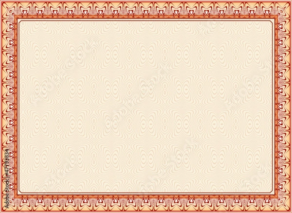 Obraz certificate, diploma for print 