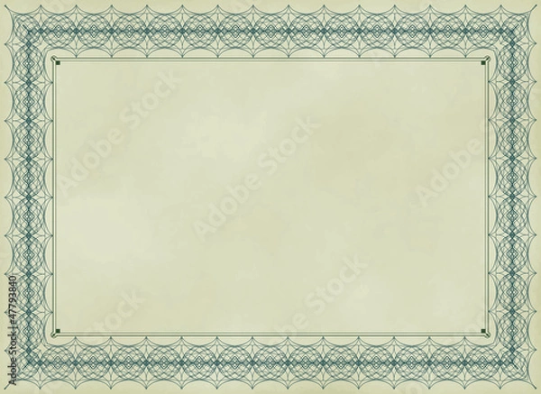 Obraz certificate, diploma for print 