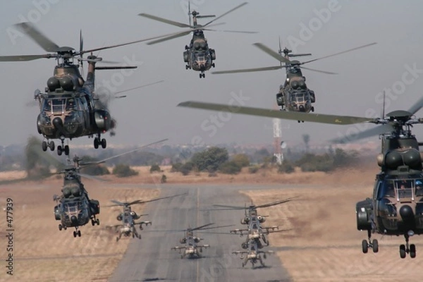 Obraz Helikopter Scramble