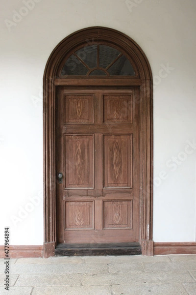 Obraz 古い洋館の木製の扉