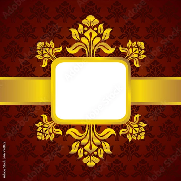 Fototapeta Classic pattern vintage and background stock vector