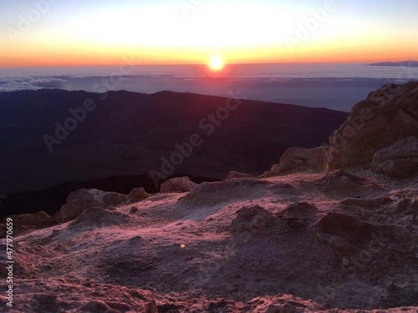 Obraz Sonnenaufgang Teide 2