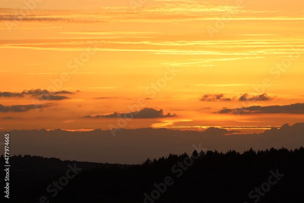 Obraz Sunset in the mountains