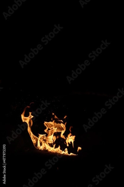 Obraz Fire In The Night
