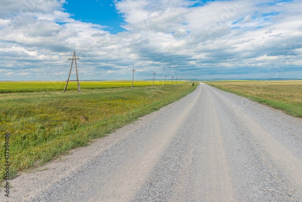 Obraz Smooth road going into the distance