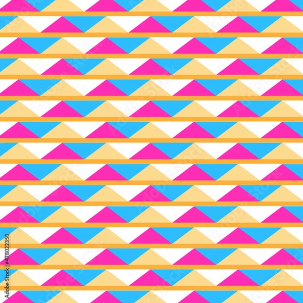 Obraz COLORFUL seamless geometric pattern