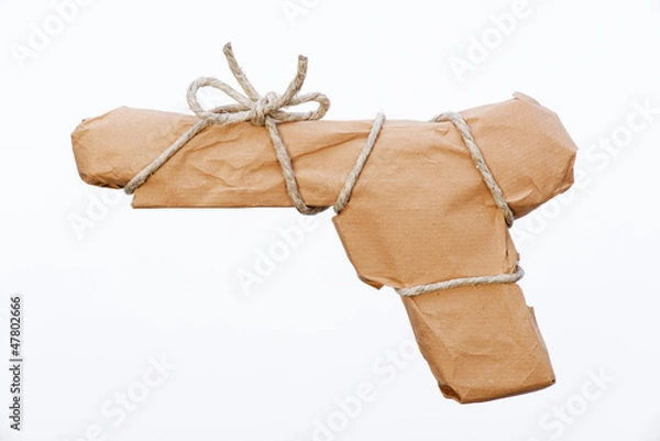 Obraz Semiautomatic pistol packed