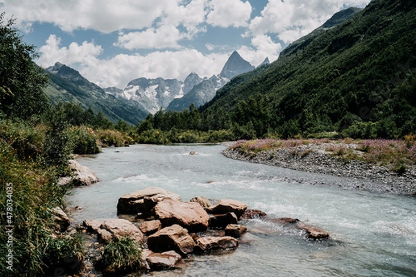 Obraz mountain river in the mountains