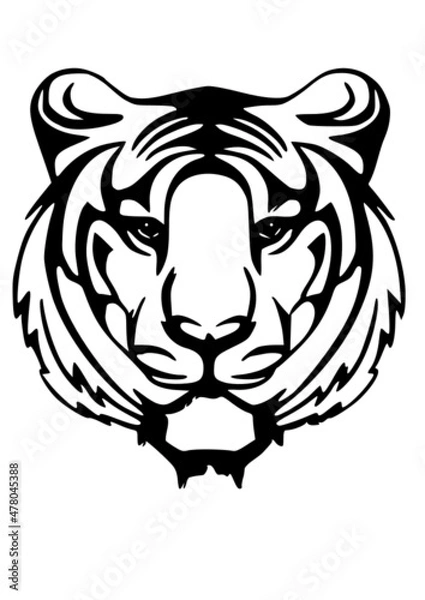 Fototapeta Tiger Kopf