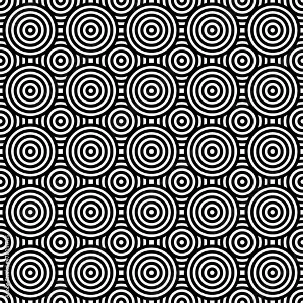 Fototapeta seamless pattern with circles
