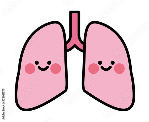 Obraz 肺　キャラクター　