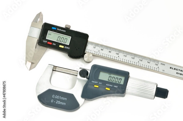 Obraz Digital caliper and micrometer