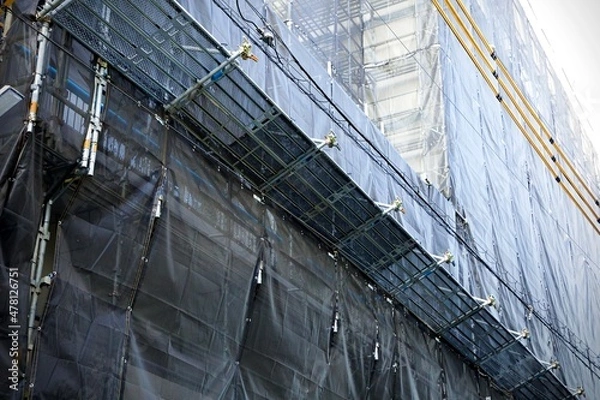 Obraz 工事現場の落下防止壁