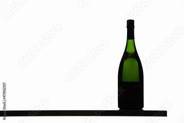 Obraz Graphic Champagne Bottle 