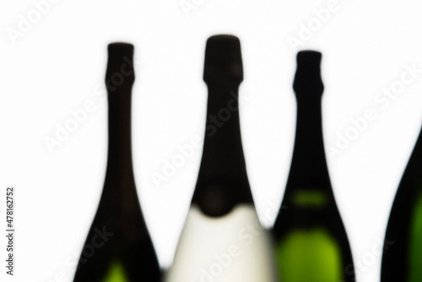 Obraz Graphic wine bottle tops