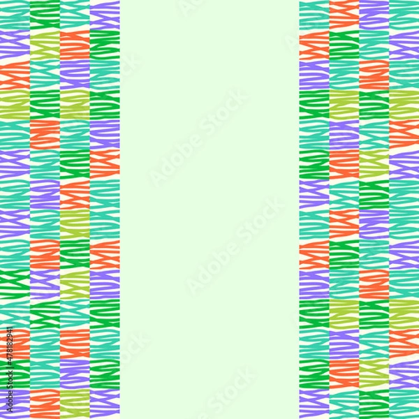 Fototapeta Abstract stripy vector background with copyspace.