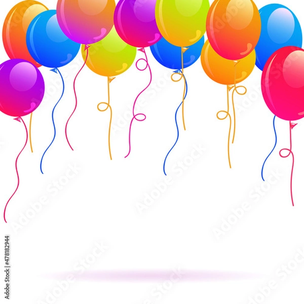 Fototapeta Brigth Colorful Balloons