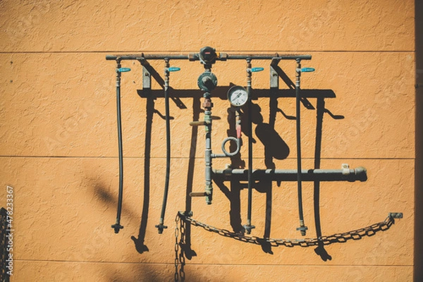 Obraz ガスの配管