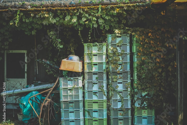 Obraz 積み重なったサンテナ