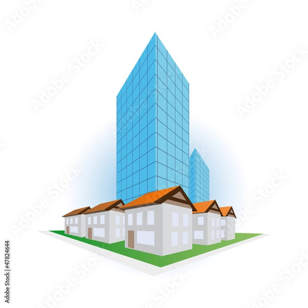 Fototapeta city problem