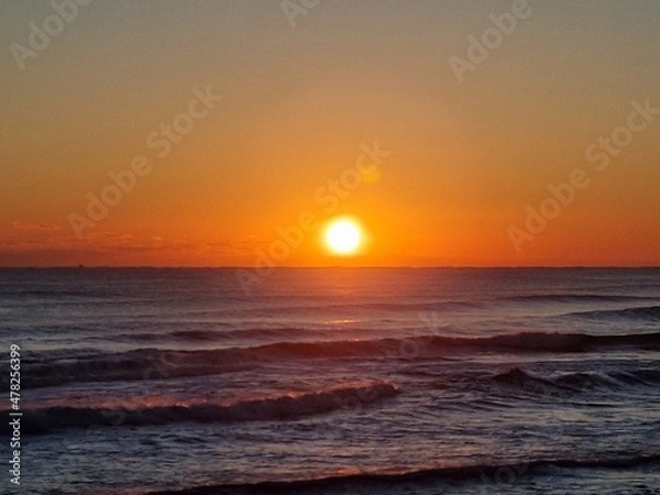 Obraz 대한민국,아시아,강원도,양양군,해돋이,새해,2020년,바다,하늘,태양,구름,바다,