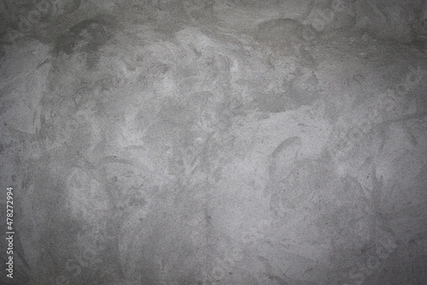 Fototapeta Texture of old gray concrete wall for background
